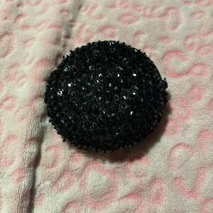 Black Sequin Coin Purse